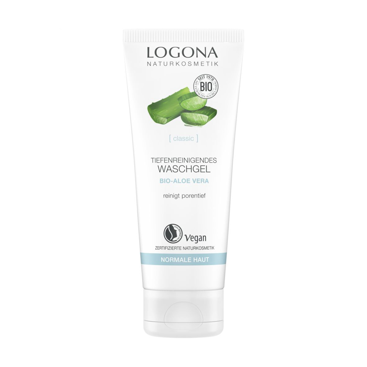 Очищувальний гель для вмивання Logona Facial Care Organic Aloe Cleansing Gel, 100 мл