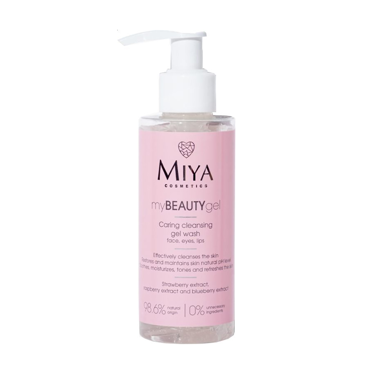 Очищувальний гель для вмивання Miya Cosmetics My Beauty Gel Caring Cleansing Gel Wash, 140 мл